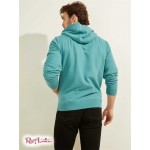 Мужское Худи GUESS (Eco Roy Embroidered Logo Hoodie) 59775-01 Soft Бирюзовый