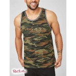 Чоловічий Танк GUESS Factory (Nichols Embroidered Logo Tank) 58495-01 Camouflage