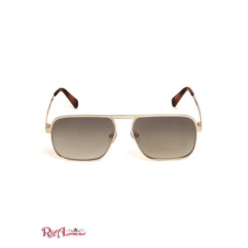 Чоловічі Сонцезахисні Окуляри (Top Bar Aviator Sunglasses) 42755-01 Золотий