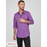 Чоловіча Сорочка GUESS Factory (Damon Poplin Shirt) 58456-01 Galaxy Фіолетовий