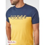 Мужская Футболка GUESS Factory (Davion Color-Block Logo Tee) 53706-01 Silk Синий