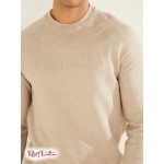 Чоловічий Світшот GUESS (Eco Aldwin Logo Crew Sweatshirt) 58546-01 Chestnut Heather