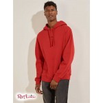 Мужское Худи GUESS (Eco Roy Embroidered Logo Hoodie) 59776-01 Chili Красный