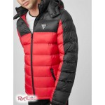 Мужская Куртка GUESS Factory (Arvin Color-Block Puffer Jacket) 58166-01 Rugby Красный