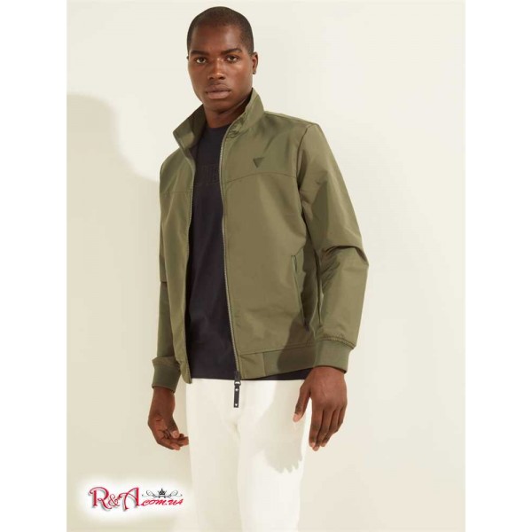 Чоловічий Бомбер GUESS (Amos Bomber Jacket) 58556-01 Оливковий Morning Чоловічий Бомбер GUESS (Amos Bomber Jacket) 58556-01 Оливковий Morning