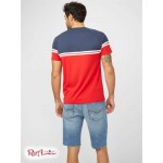 Чоловіча Футболка GUESS Factory (Kido Color-Block Tee) 58486-01 Rugby Червоний