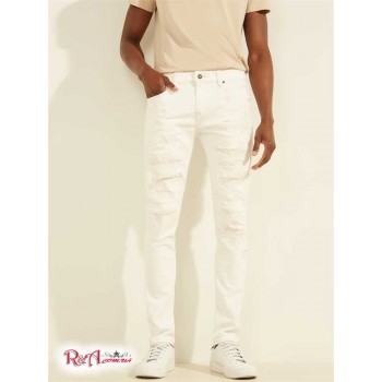Чоловічі Джинси (Distressed Skinny Painter Jeans) 59616-01 Білий Антикварний