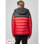 Мужская Куртка GUESS Factory (Arvin Color-Block Puffer Jacket) 58166-01 Rugby Красный