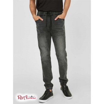 Мужские Джоггеры (Ramsey Logo Denim Joggers) 58406-01 Черная Кислота Мыть
