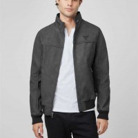 Чоловіча Куртка (Thom Faux-Leather Jacket) 58466-01 Jet Black Чоловіча Куртка (Thom Faux-Leather Jacket) 58466-01 Jet Black