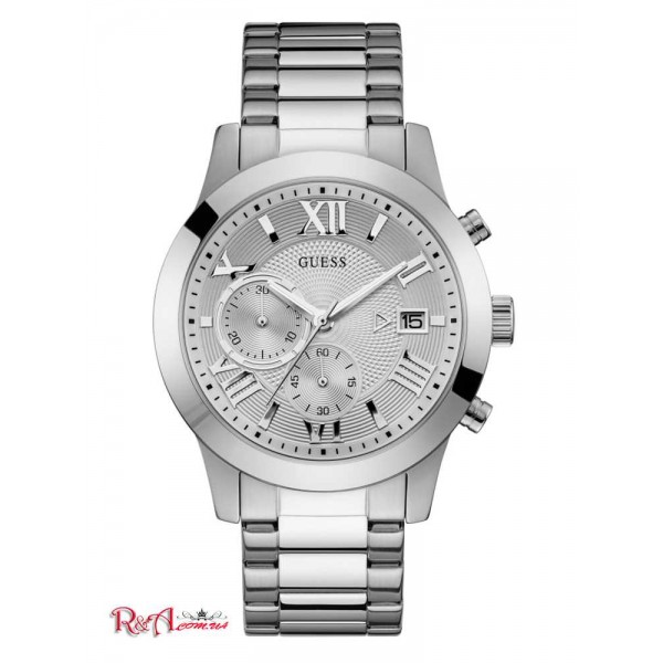 Мужские Часы GUESS (Silver-Tone Classic Watch) 41426-01