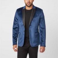 Чоловічий Блейзер (Jeffri Velvet Blazer) 37246-01 Синій
