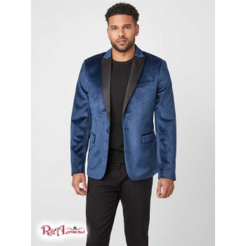 Чоловічий Блейзер (Jeffri Velvet Blazer) 37246-01 Синій