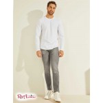 Чоловічий Лонгслів GUESS (Zuma Long-Sleeve Tee) 64736-01 Pure Білий