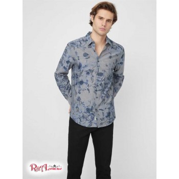 Чоловіча Сорочка (Timon Floral Shirt) 63996-01 Сірий