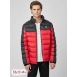 Мужская Куртка GUESS Factory (Arvin Color-Block Puffer Jacket) 58166-01 Rugby Красный