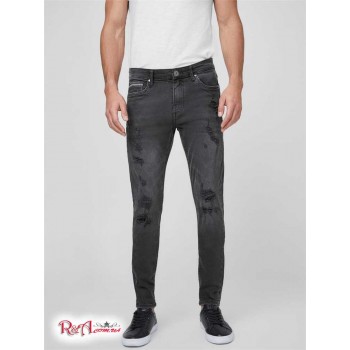 Чоловічі Джинси (Jonah Modern Skinny Jeans) 58176-01 Чорний Руйнує