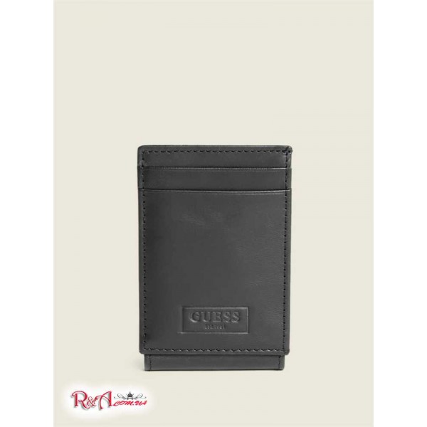 Мужской Бумажник GUESS (West Wide Magnetic Wallet) 60346-01 Черный