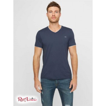 Чоловіча Футболка (Armin V-Neck Tee) 58516-01 Індиго Jeans