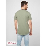 Чоловічий Crewneck GUESS Factory (Ronnie Logo Crewneck) 63876-01 Ocean Sage