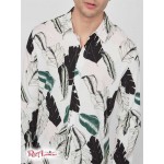 Чоловіча Сорочка GUESS Factory (Joey Leaf Printed Shirt) 64016-01 Pure Білий Мульті