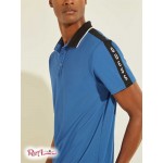 Чоловіче Поло GUESS (Pique Logo-Taping Polo) 55726-01 Electric Sapphire