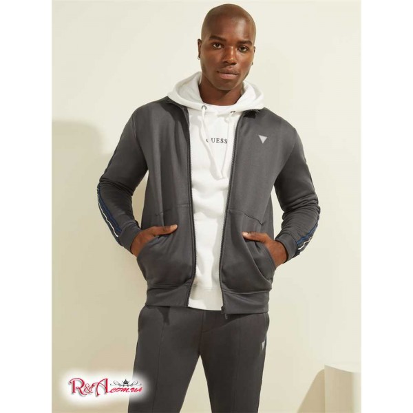 Чоловіча Куртка GUESS (Jeremy Track Jacket) 64766-01 Сірий Shadow Синій Чоловіча Куртка GUESS (Jeremy Track Jacket) 64766-01 Сірий Shadow Синій
