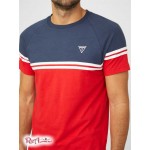Чоловіча Футболка GUESS Factory (Kido Color-Block Tee) 58486-01 Rugby Червоний