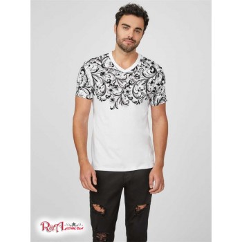 Чоловіча Футболка (Orrin V-Neck Tee) 63766-01 Чиста Біла