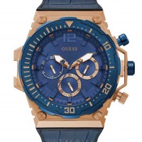 Мужские Часы (Rose Gold-Tone and Blue Multifunction Watch) 60026-01 Multi