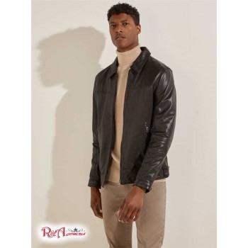 Чоловіча Куртка (Leather Trucker Jacket) 59586-01 Jet Black
