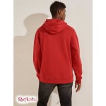 Мужское Худи GUESS (Eco Roy Embroidered Logo Hoodie) 59776-01 Chili Красный