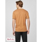 Мужская Футболка GUESS Factory (Armin V-Neck Tee) 63846-01 Коричневый Topaz