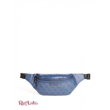 Мужская Поясная Сумка (Vezzola Logo Belt Bag) 56036-01 Синий