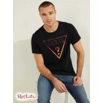 Мужская Футболка GUESS (Hologram Logo Tee) 41866-01 Реактивний Черный