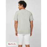 Мужская Футболка GUESS Factory (Harvey Embroidered Logo Tee) 58026-01 Светлый Heather Серый