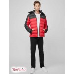 Мужская Куртка GUESS Factory (Arvin Color-Block Puffer Jacket) 58166-01 Rugby Красный