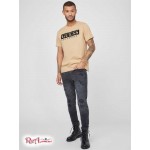 Чоловіча Футболка GUESS Factory (Greg Foil Logo Tee) 58216-01 Підсмажена Taupe
