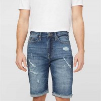 Чоловічі Шорти (Abby Denim Shorts) 63946-01 Середній Зруйнований