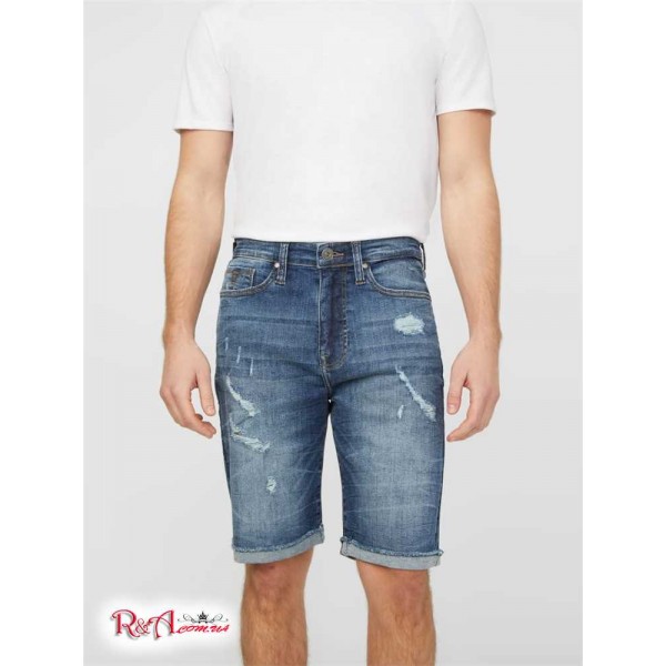 Чоловічі Шорти GUESS Factory (Abby Denim Shorts) 63946-01 Середній Зруйнований