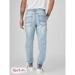 Мужские Джоггеры GUESS Factory (Cam Super Stretch Denim Joggers) 63776-01 Светлый WПепельно-Серый