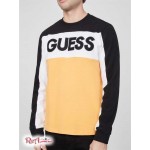 Мужской Пуловер GUESS Factory (Akron Color-Block Logo Pullover) 63796-01 Dusty Apricot