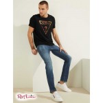 Мужская Футболка GUESS (Hologram Logo Tee) 41866-01 Реактивний Черный