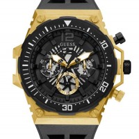 Чоловічий Годинник (Gold-Tone and Black Exposed Dial Multifunction Watch) 64806-01 Multi Чоловічий Годинник (Gold-Tone and Black Exposed Dial Multifunction Watch) 64806-01 Multi