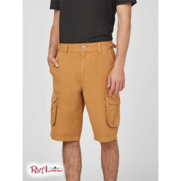 Мужские Шорты GUESS Factory (Carlin Washed Cargo Shorts) 58016-01 Коричневый Topaz