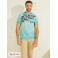 Чоловіча Футболка (LA Stencil Tee) 64726-01 Soft Бірюзовий Мульті