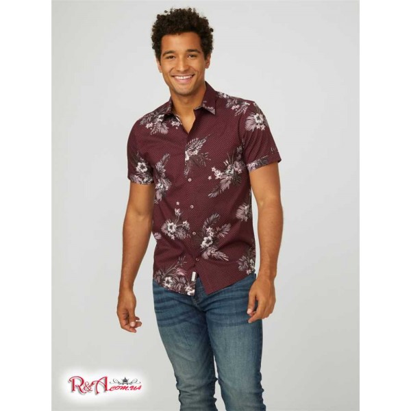 Чоловіча Сорочка GUESS Factory (Christian Floral Shirt) 63976-01 Marmont Red