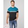 Чоловіча Футболка (Kido Color-Block Tee) 58487-01 Темний Lagoon
