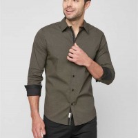 Чоловіча Сорочка (Korah Plain Shirt) 63907-01 Реактивний Чорний