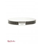 Мужской Ремень GUESS Factory (Enamel Logo Plaque Belt) 56687-01 Белый